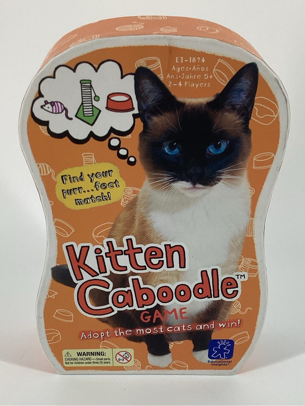 Kitten Caboodle Cat Game - Rare HTF - 100% complete